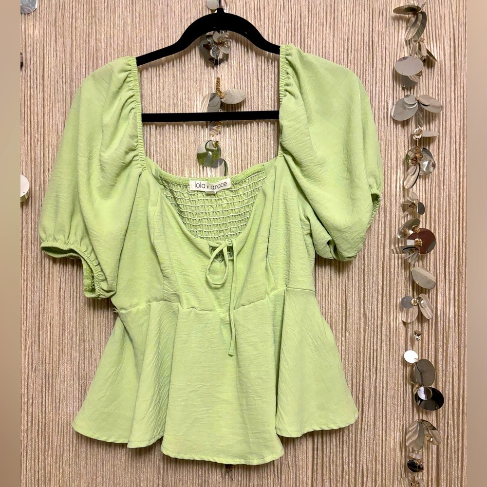 Dry Goods Peplum Summer Top